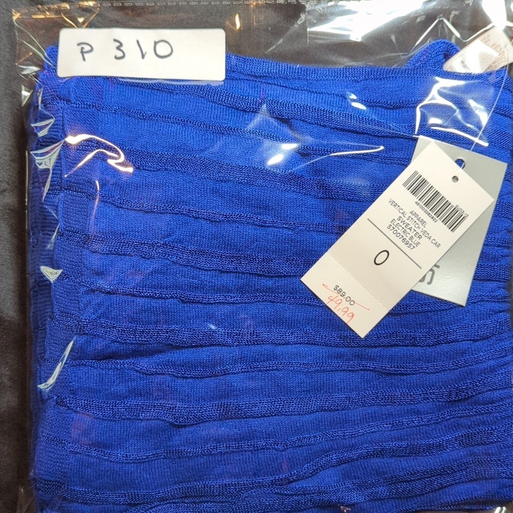 Chico's Electric Blue Camisole New With Tags Beautiful See-through.... - Picture 14 of 14